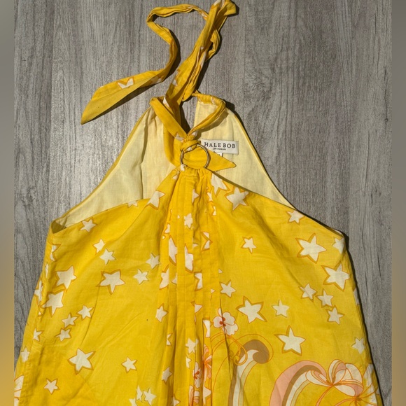Hale Bob Yellow and Orange Floral Maxi Dress - Picture 8 of 16